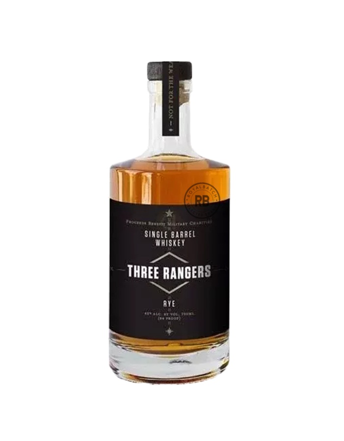 Three Rangers Single Barrel Rye Whiskey