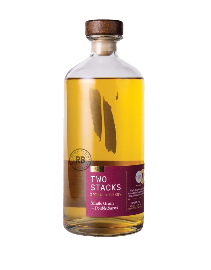 Two Stacks Double Barrel Single Grain Irish Whiskey