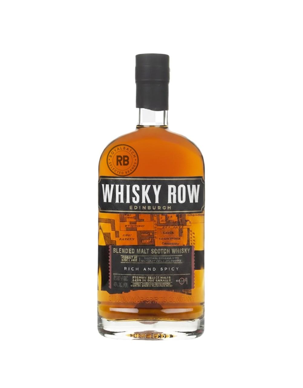 Whisky Row Edinburgh Rich & Spicy Blended Malt Scotch Whisky by Gleann Mor Spirits