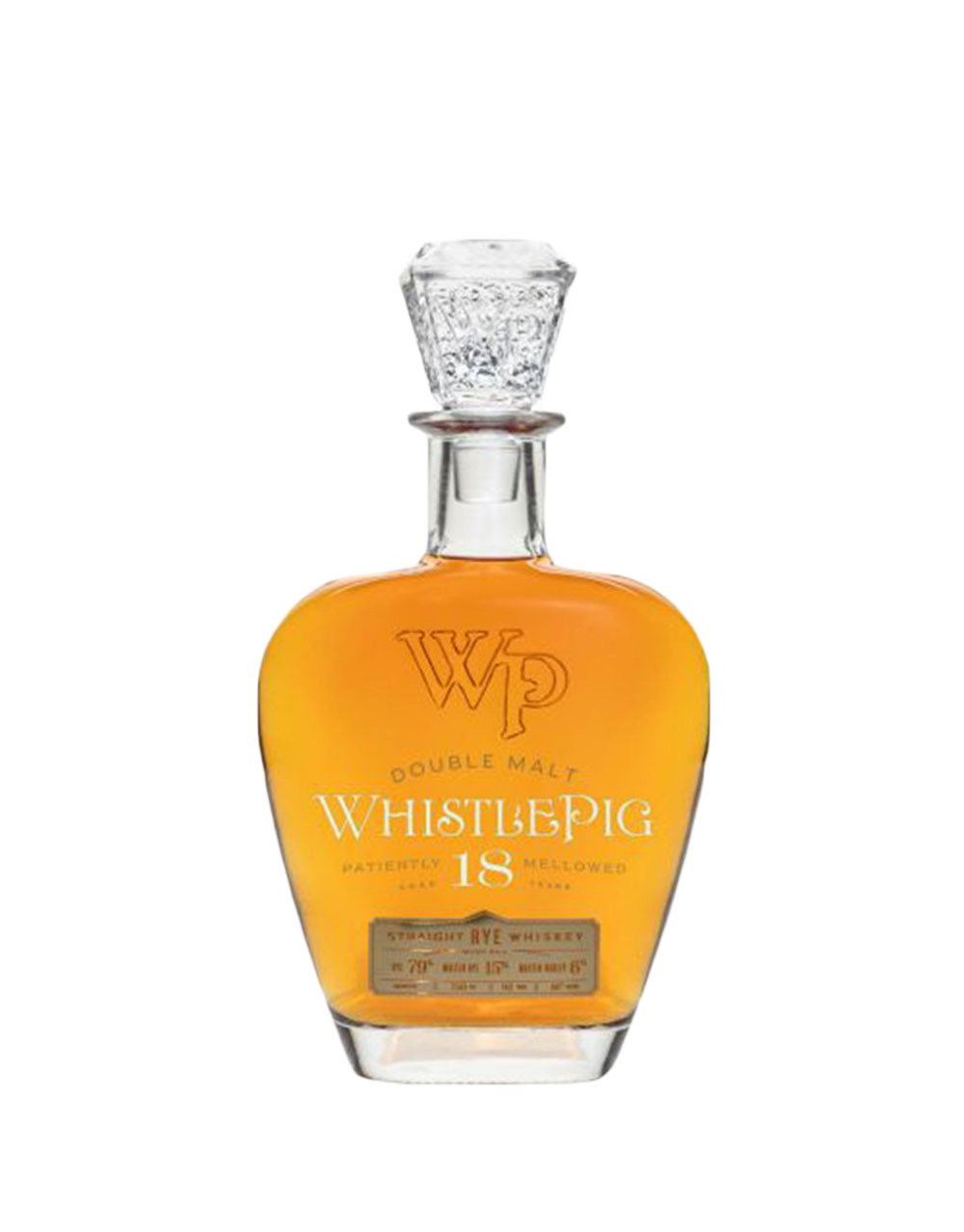 WhistlePig Double Malt 18 Year Old Straight Rye Whiskey