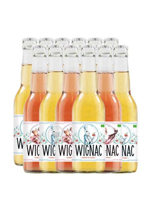 Wignac Le Lievre + Le Goupil by French Cider and Spirits 12 Mix Pack x 330ml Bundle #030