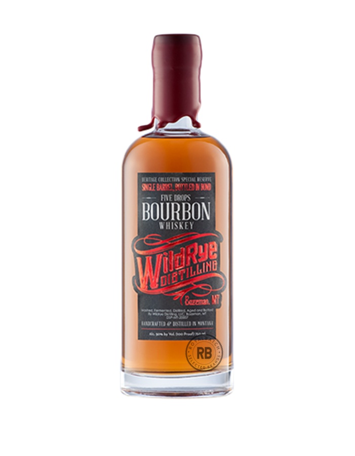 Wildrye Distilling Five Drops Bottled in Bond Bourbon Whiskey