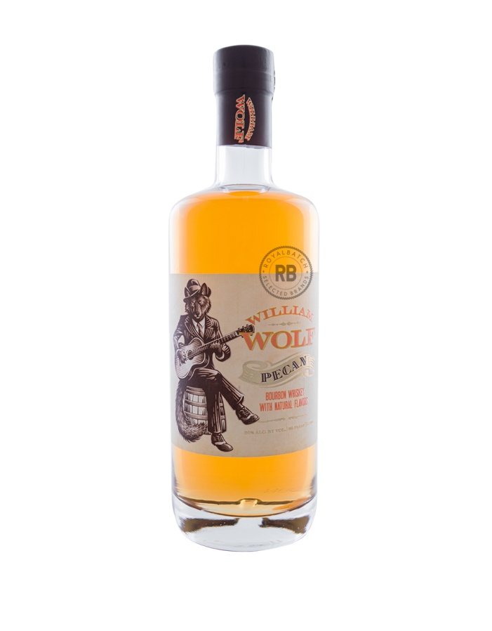 William Wolf Pecan Flavored Bourbon Whiskey