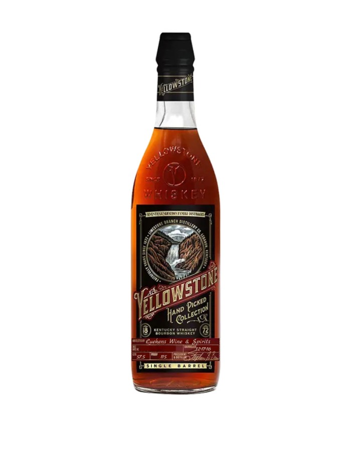 Yellowstone The Bourbon Enthusiast Single Barrel Bourbon Whiskey
