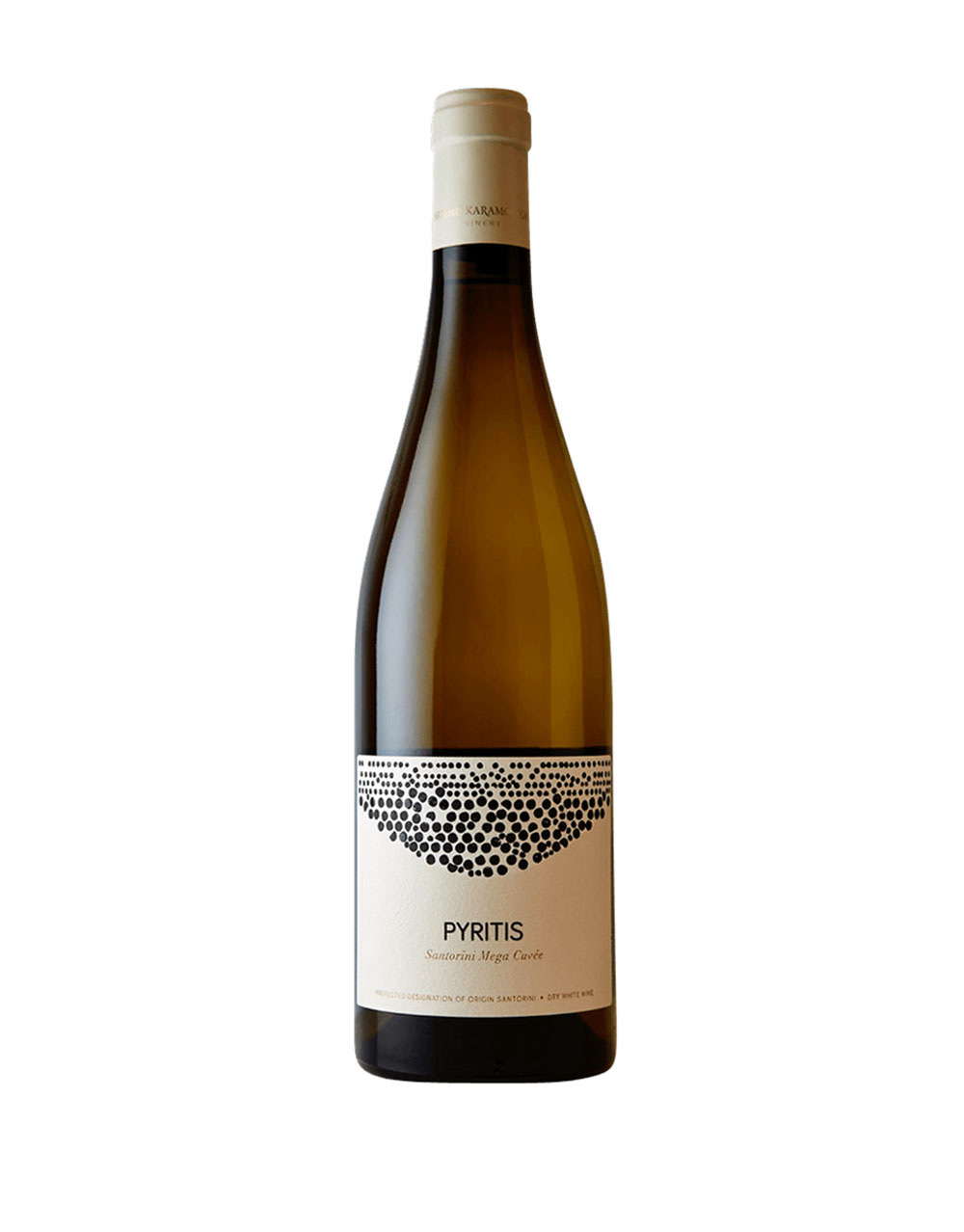 Artemis Karamolegos Pyritis Mega Cuvee 2015 Santorini Greece White wine