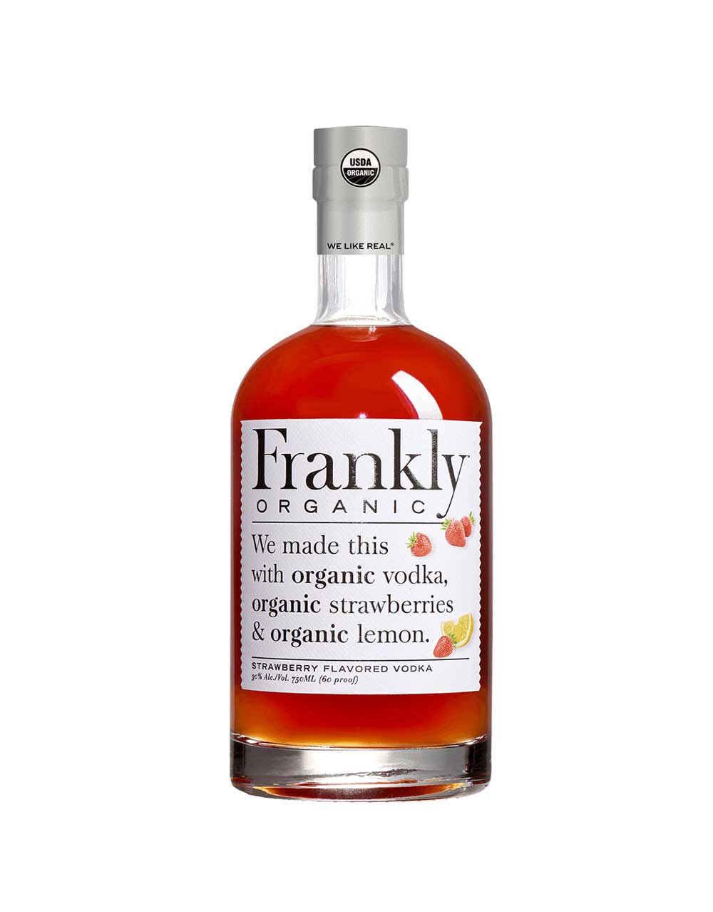 Frankly Organic Strawberry Flavored Vodka