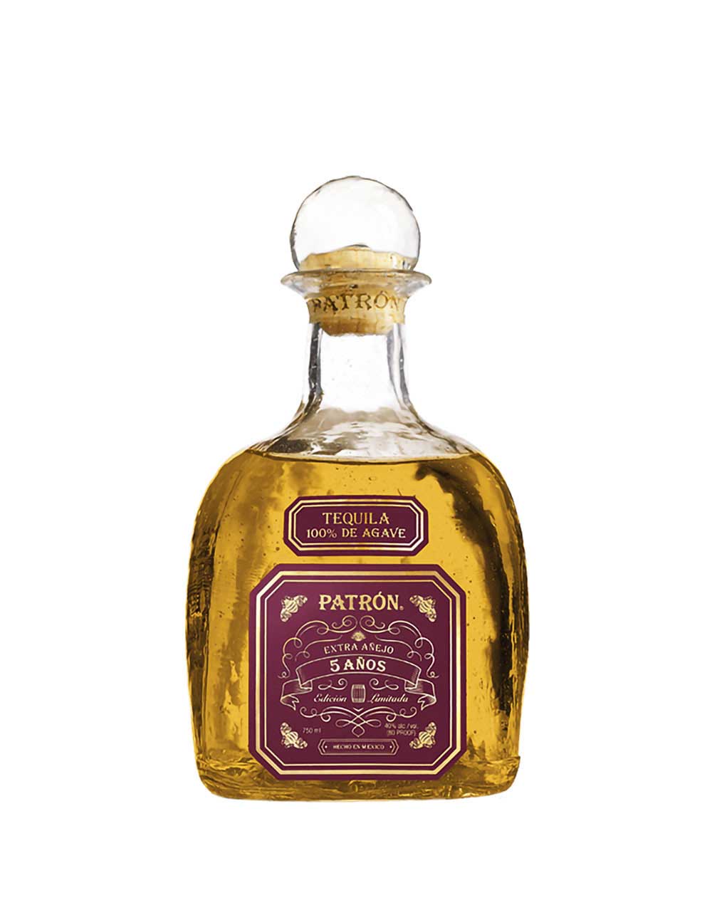 Patron 5 Anos Extra Anejo Edicion Limitada