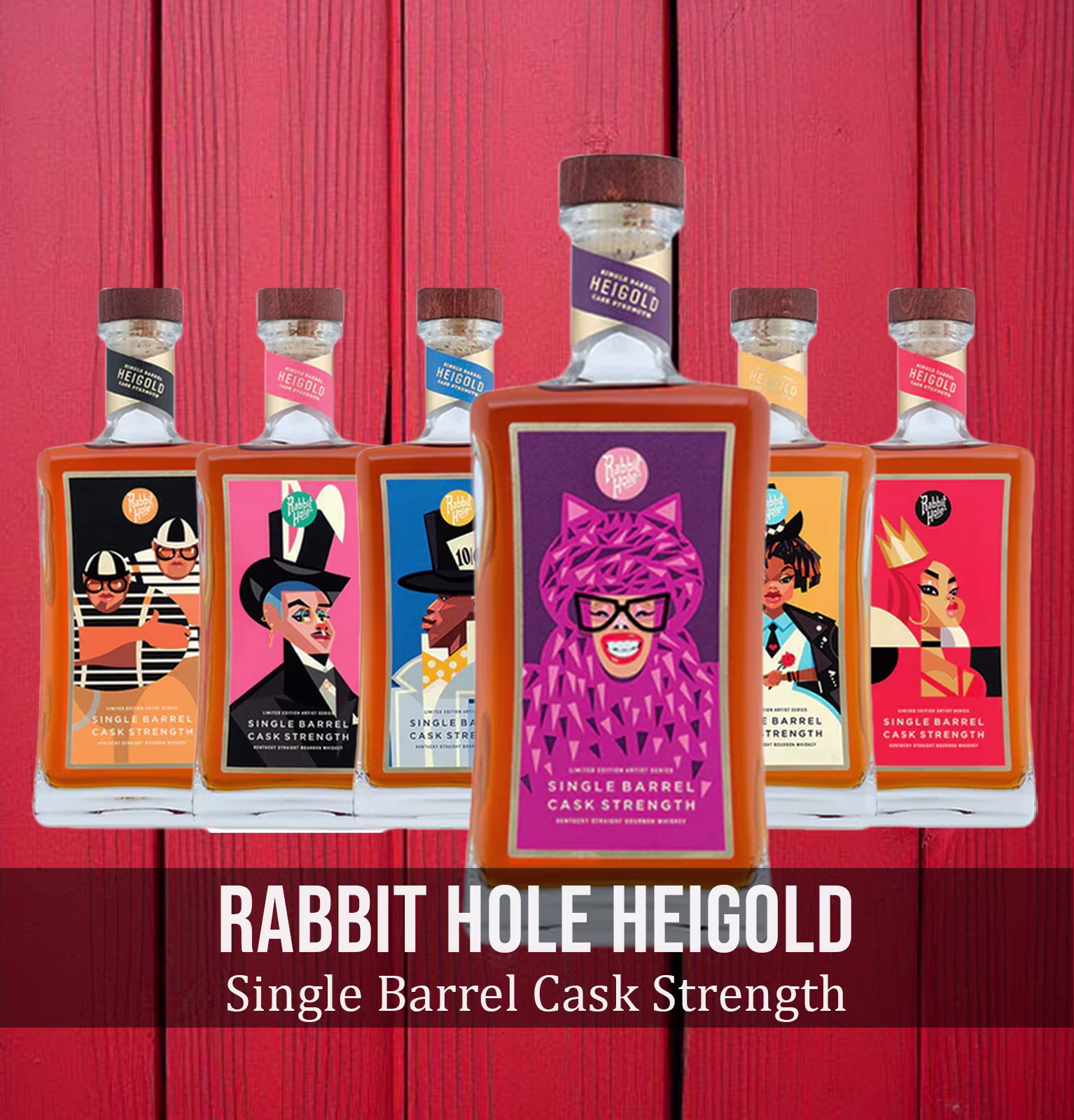 Rabbit Hole Heigold Single Barrel Cask Strength Limited Artist Series Kentucky Straight Bourbon Whiskey
