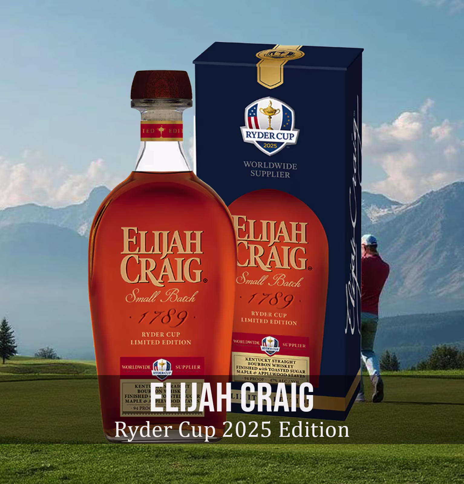 Elijah Craig Ryder Cup 2025 Edition Kentucky Straight Bourbon Whiskey