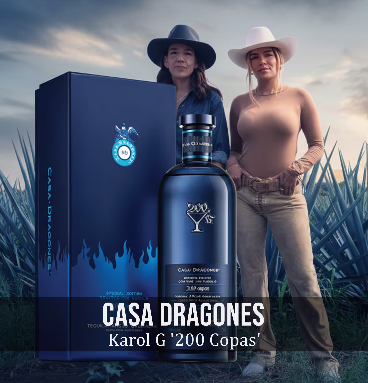 Casa Dragones x Karol G '200 Copas' Cristalino Añejo Tequila