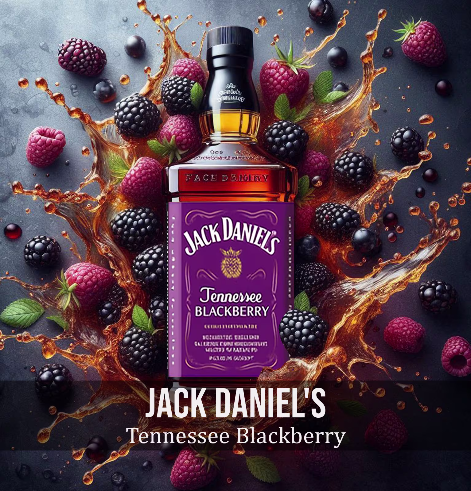 Jack Daniel's Tennessee Blackberry Flavored Whiskey