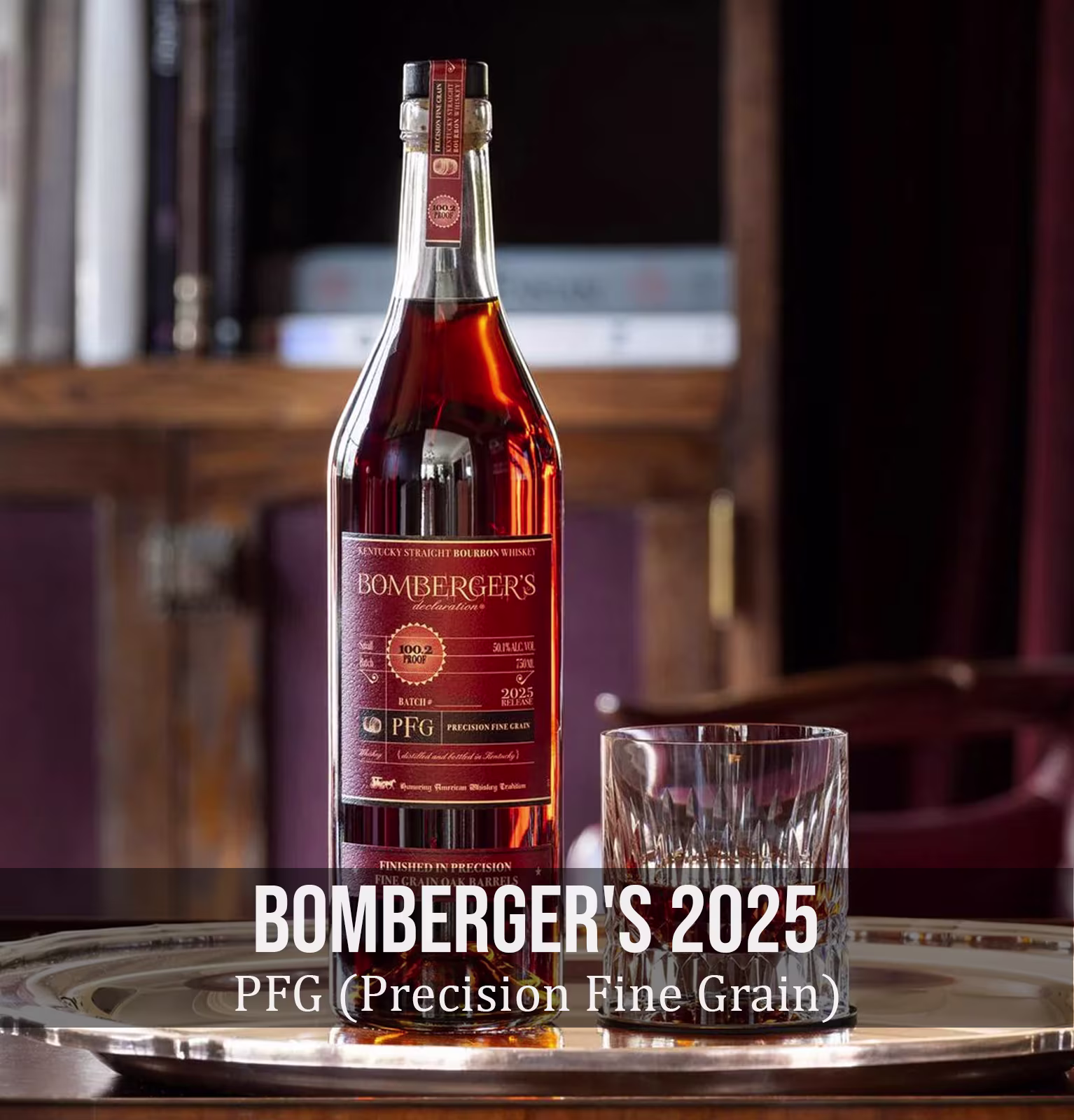 Bomberger's PFG (Precision Fine Grain) Small Batch Bourbon Whiskey 2025