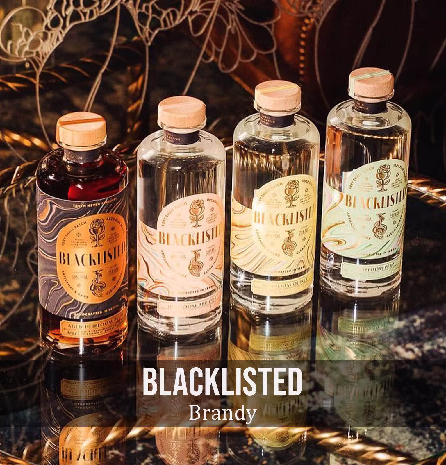 Blacklisted Aged 100% Plum Brandy