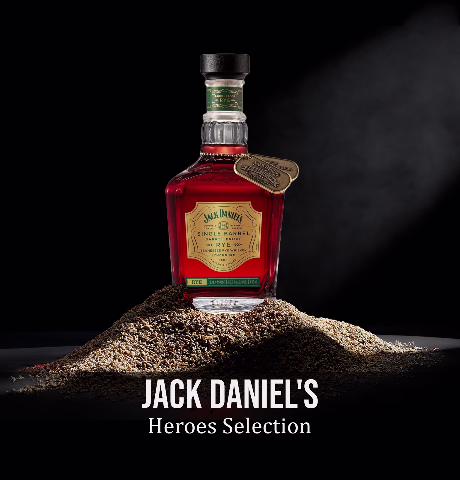 Jack Daniel's Heroes Selection Single Barrel Rye Whiskey