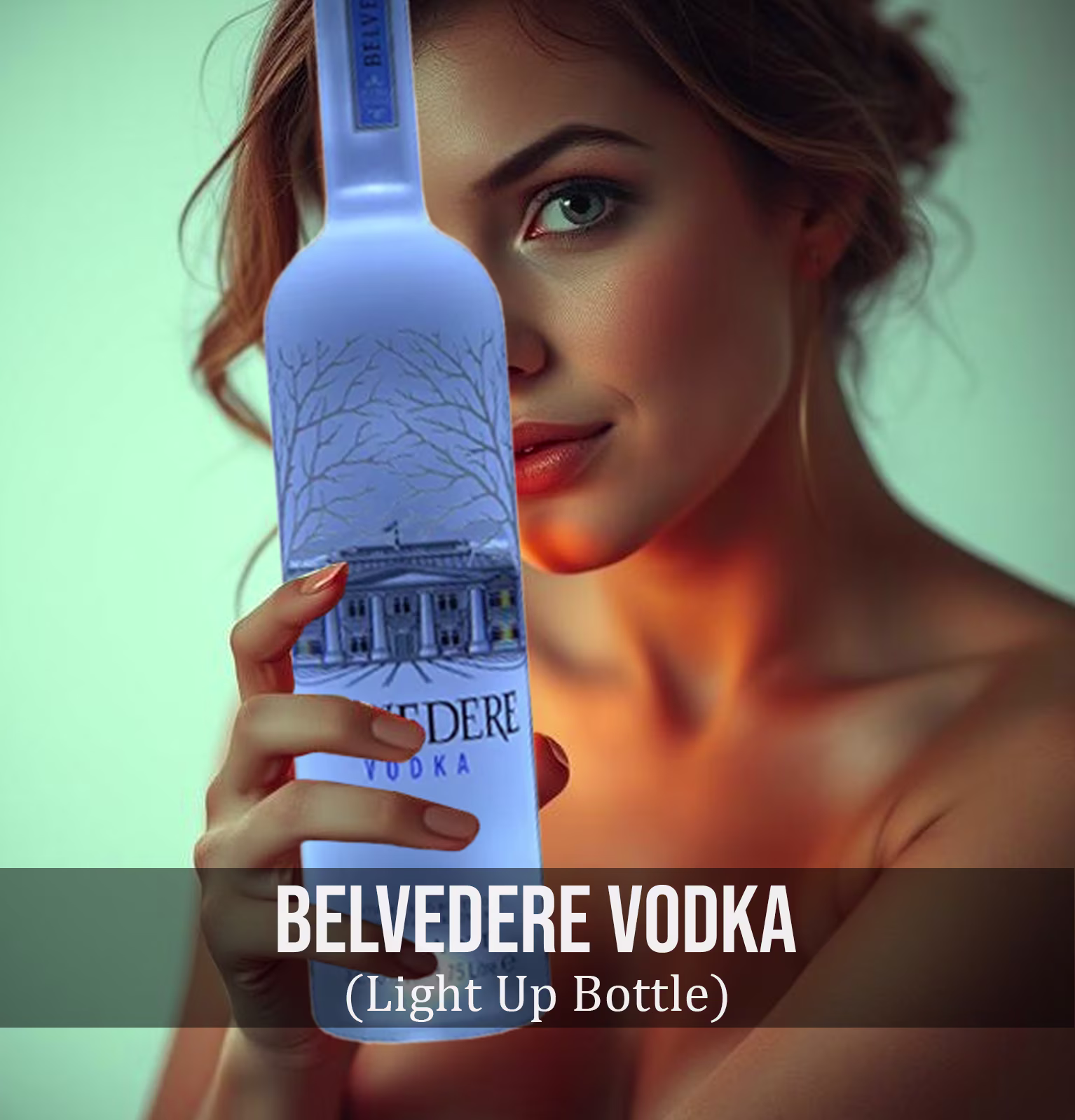 Belvedere Vodka Light Up Bottle