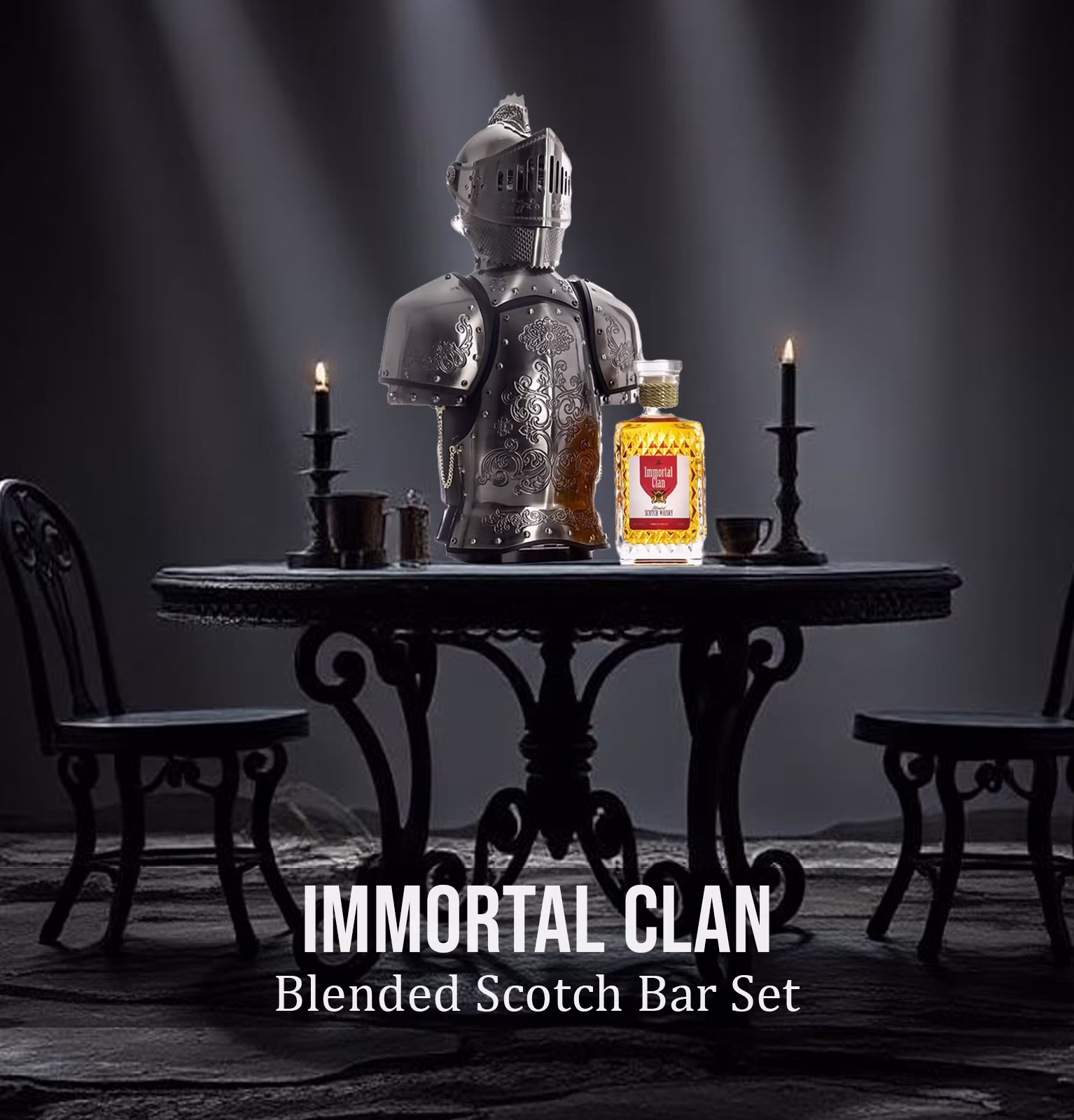 Immortal Clan Blended Scotch Whisky Bar Set