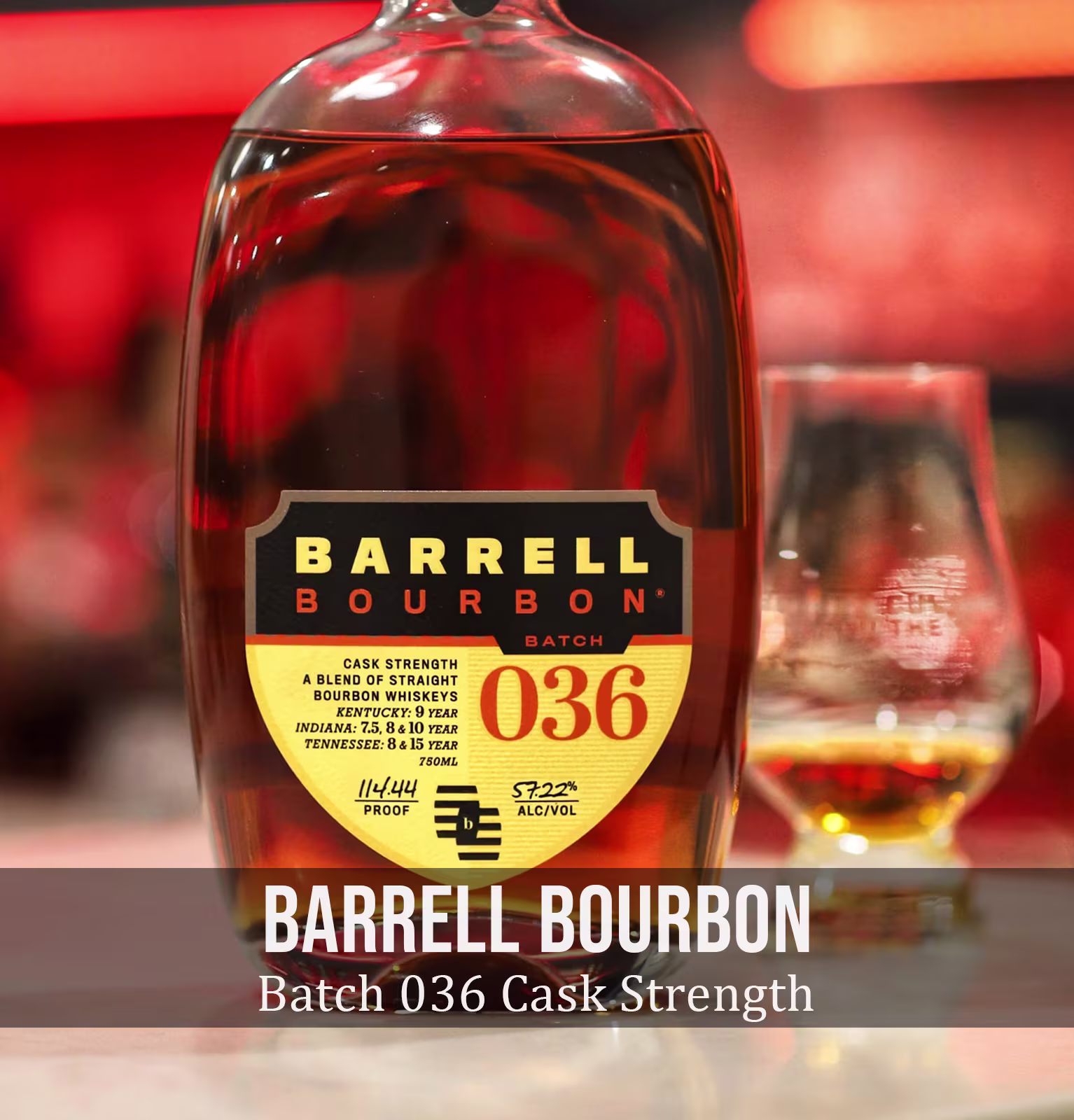 Barrell Craft Spirits Batch 036 Cask Strength Bourbon Whiskey