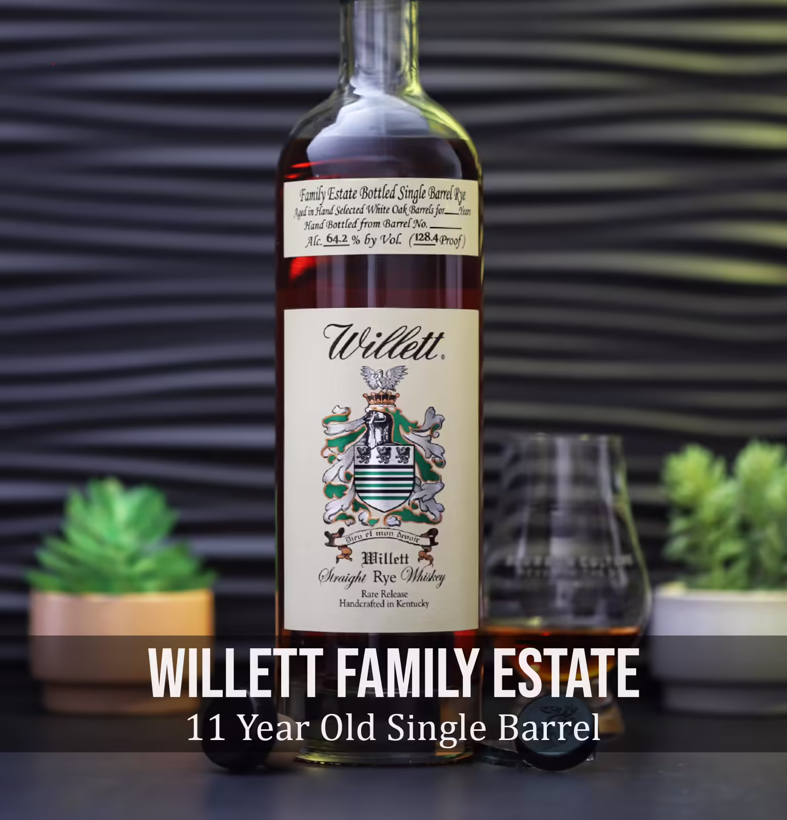 Willett Family Estate 'Rye Here Rye Now' 11 Year Old Straight Rye Whiskey Barrel No. 2431