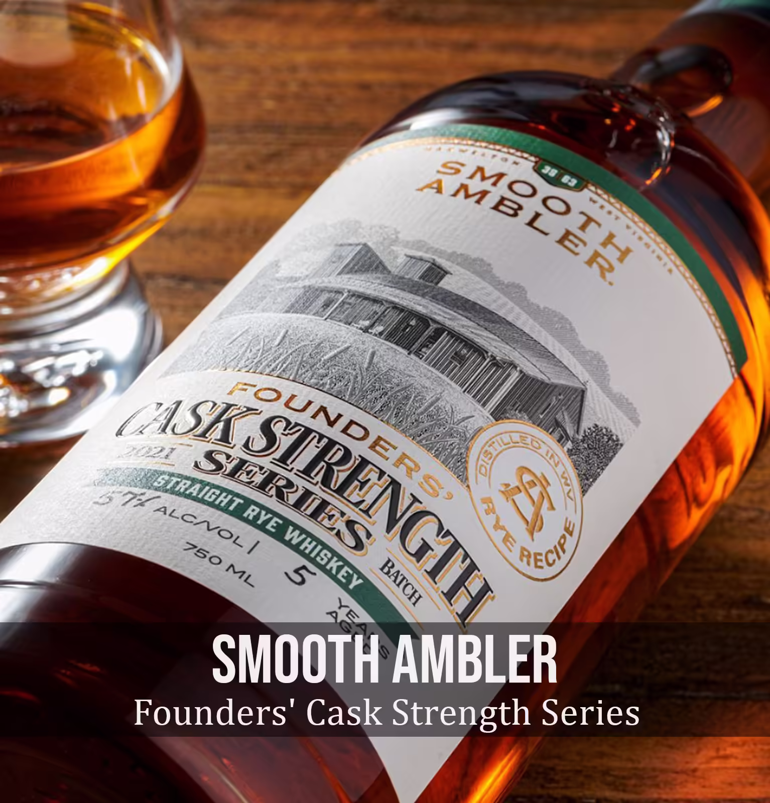 Smooth Ambler Founders' Cask Strength Series (Batch #5) Straight Rye Whiskey