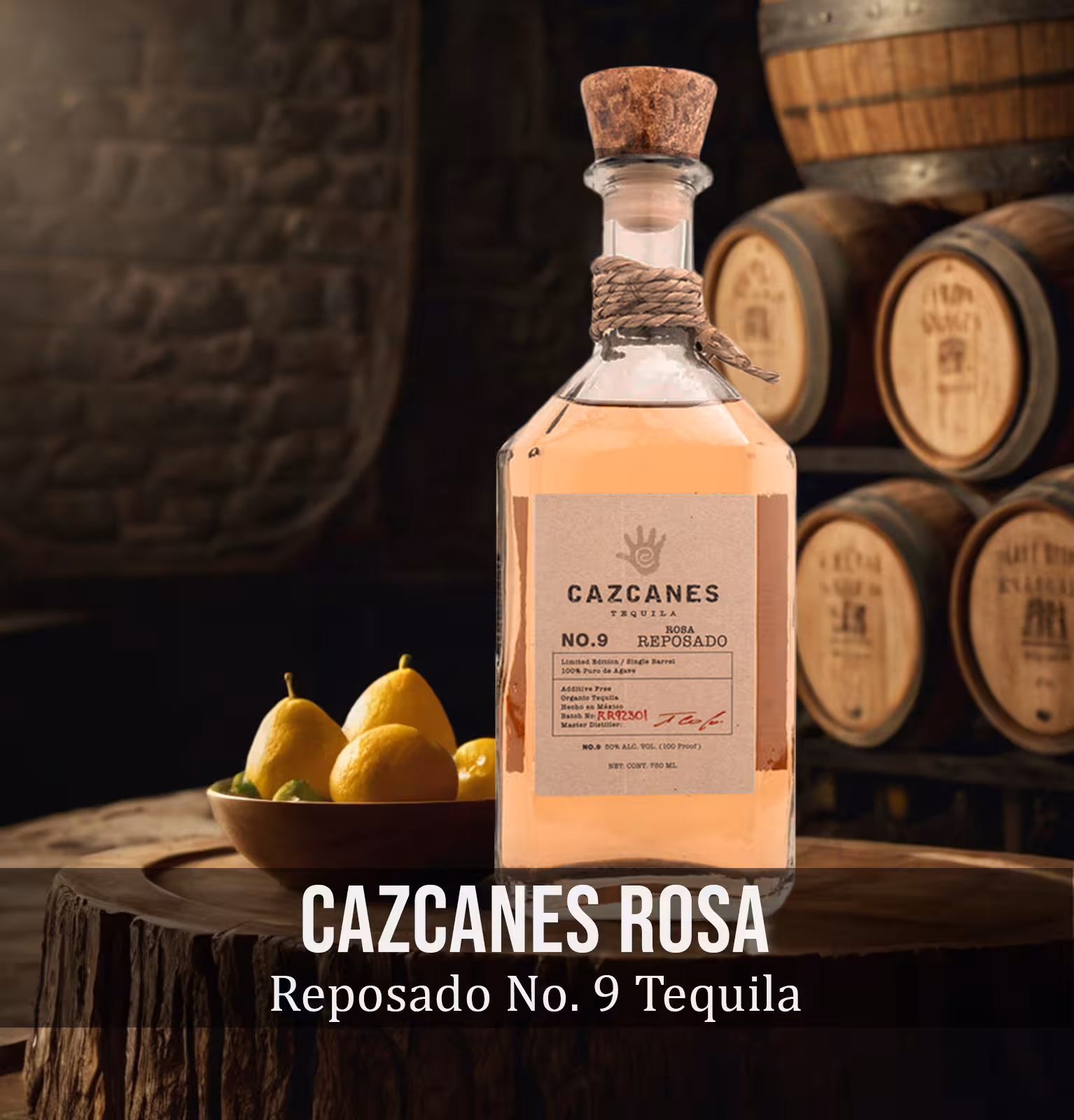 Cazcanes Rosa Reposado No. 9 Tequila