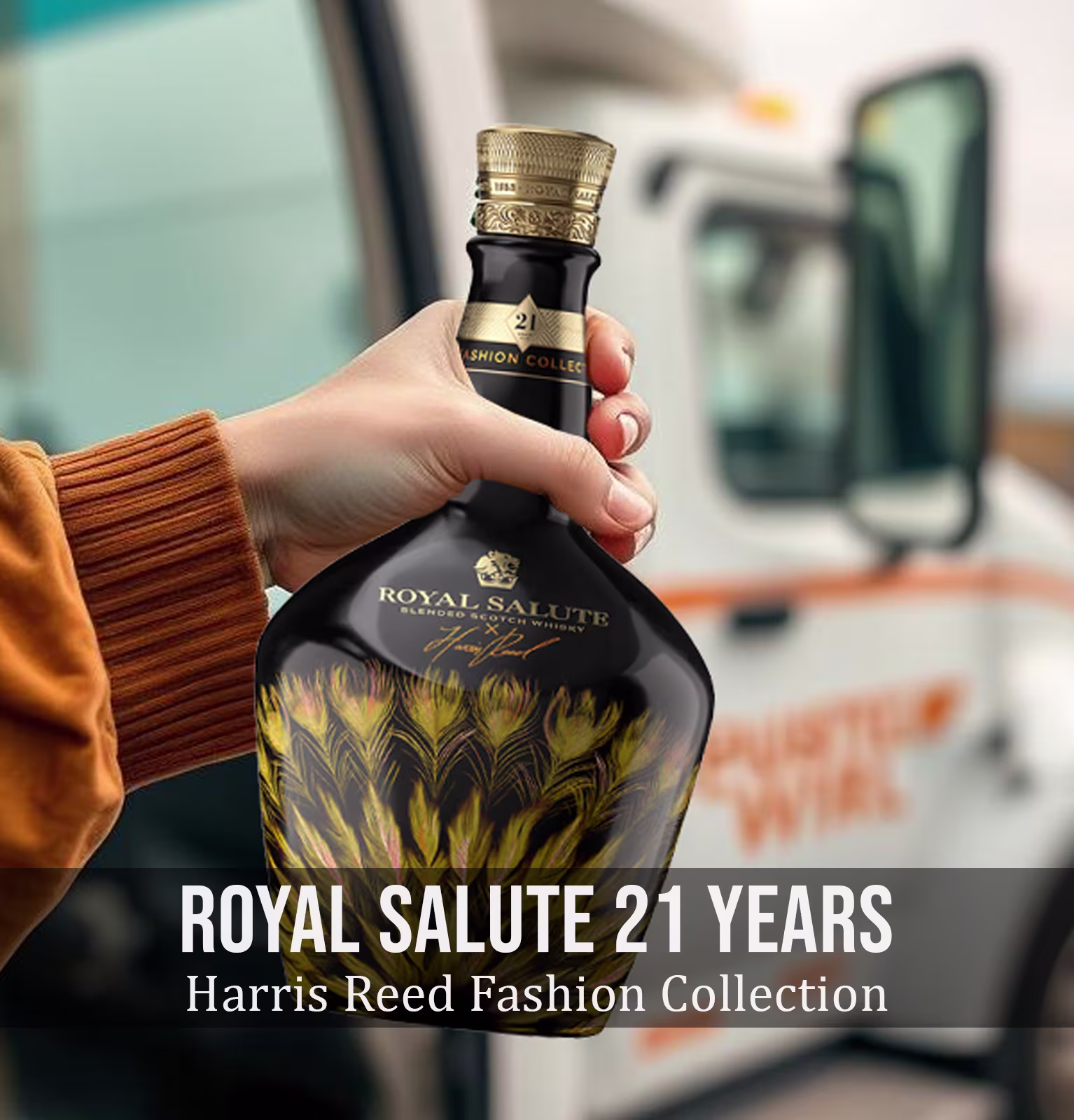 Royal Salute x Harris Reed Fashion Collection 21 Year Old Tan Edition Scotch Whisky