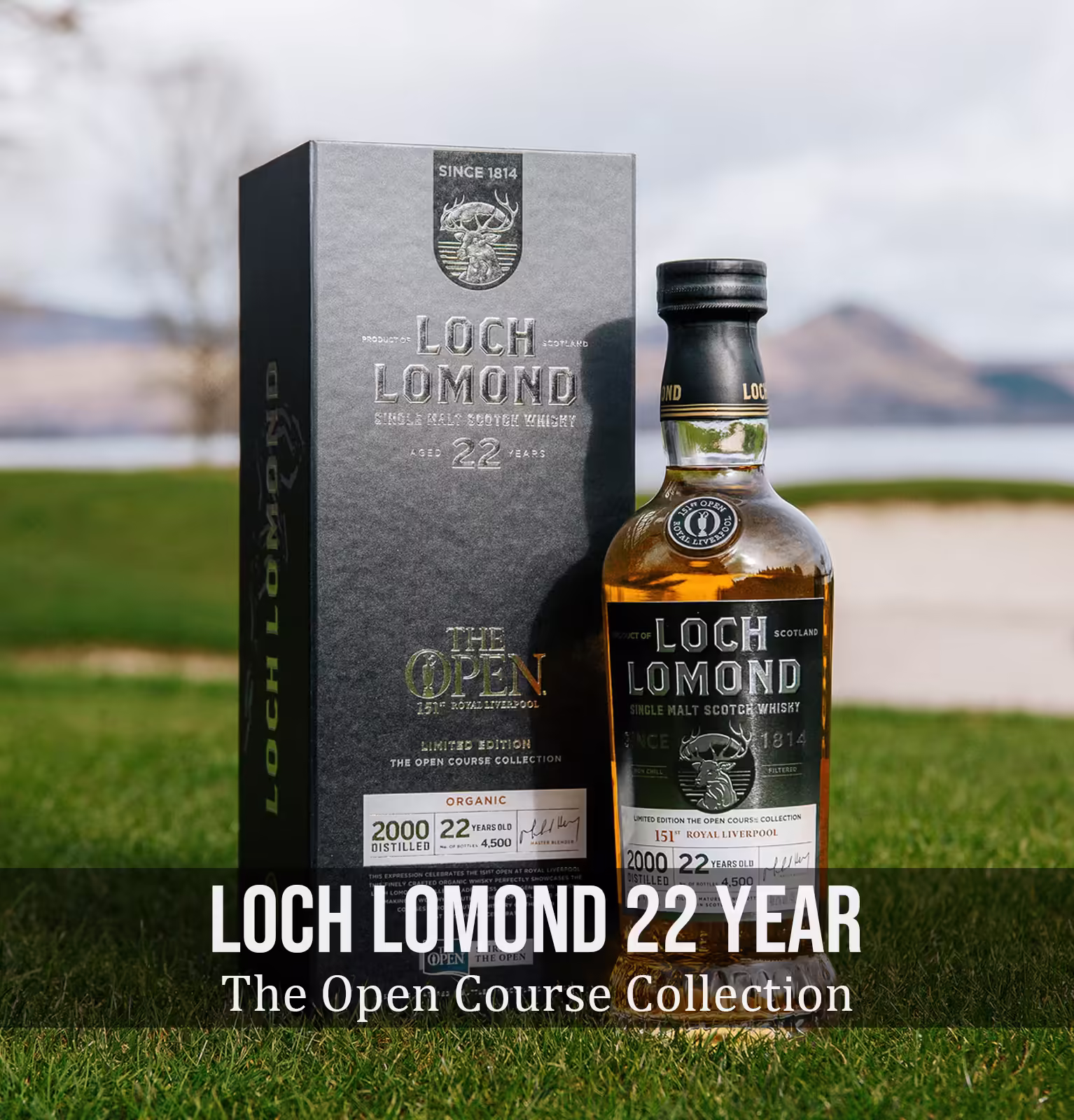 Loch Lomond 22 Year Old The Open Course Collection 2000 Distilled Scotch Whisky