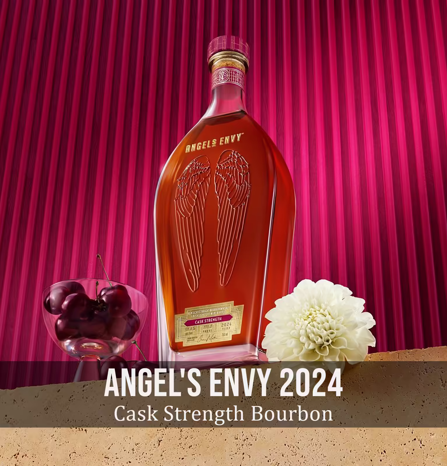 Angel's Envy Cask Strength Bourbon Whiskey 2024