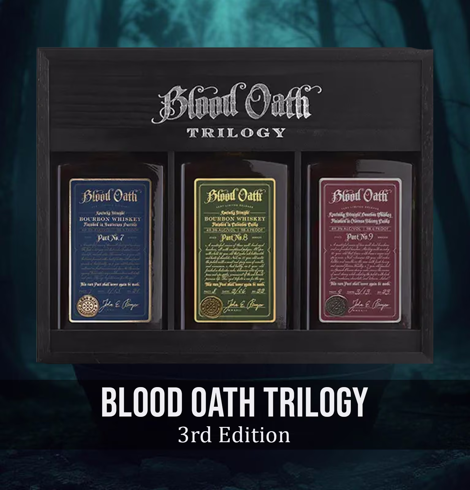 Blood Oath Trilogy 3rd Edition Kentucky Straight Bourbon Whiskey