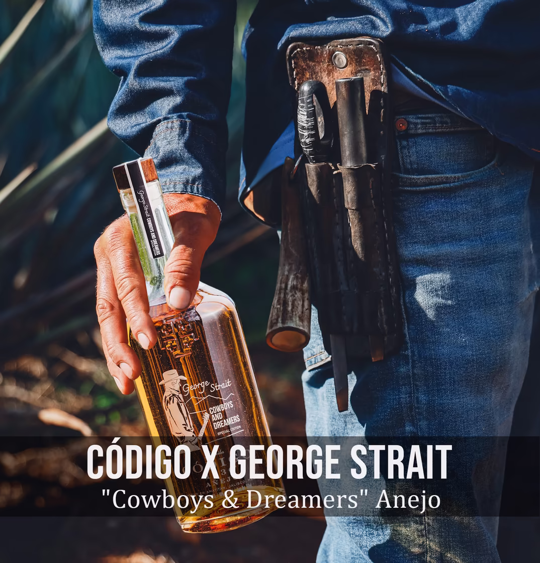Código 1530 X George Strait "Cowboys & Dreamers" Special Edition Anejo Tequila